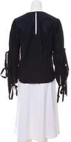 Thumbnail for your product : Creatures of the Wind Eyelet Long Sleeve Top w/ Tags