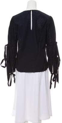 Creatures of the Wind Eyelet Long Sleeve Top w/ Tags