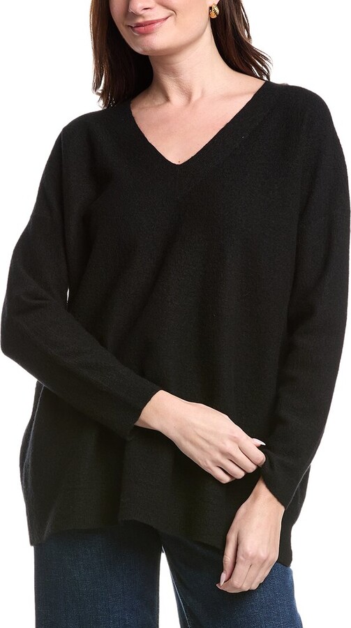 Eileen Fisher V-Neck Wool Sweater