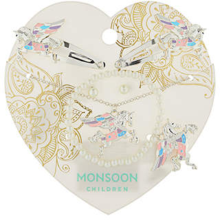 Monsoon Swifty Unicorn Jewellery Set