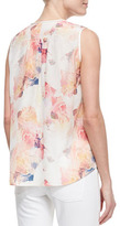 Thumbnail for your product : Rebecca Taylor Enchanted Gardens Floral-Print Top
