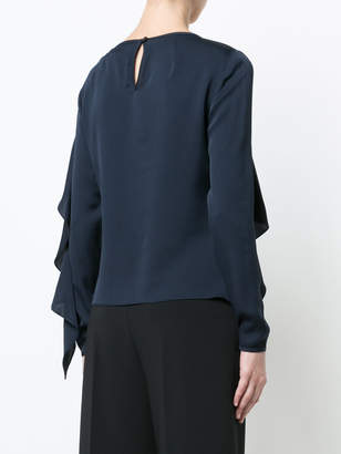 Milly frill-trim blouse