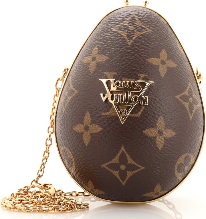 Louis Vuitton Monogram Canvas and Leather LV Egg Bag Louis Vuitton