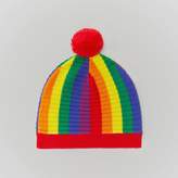 Thumbnail for your product : Burberry Striped Wool Cashmere Beanie