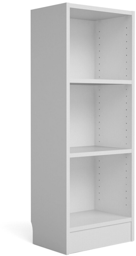 Tvilum Element Short Narrow 3 Shelf, Short Narrow Black Bookcase