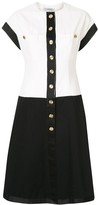 Thumbnail for your product : Chanel Pre Owned two-tone CC dress
