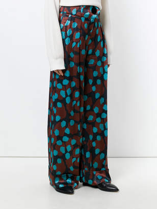 Petar Petrov patterned palazzo trousers