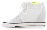 Thumbnail for your product : DKNY Cindy Canvas Wedge Sneakers