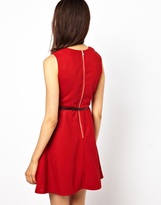 Thumbnail for your product : Le Ciel Skater Dress With Belt