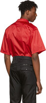 Thumbnail for your product : Prada Red Nylon Gabardine Pocket Shirt