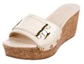 Thumbnail for your product : Tory Burch Logo Wedge Sandals