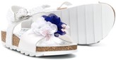 Thumbnail for your product : MonnaLisa Floral Applique Sandals