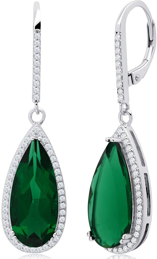 Green Stone Earrings | Shop the world's largest collection of 