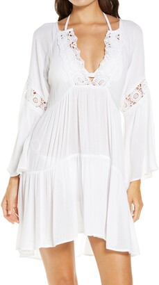 long sleeve beach cover up
