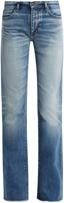 Saint Laurent Mid-rise flared jeans