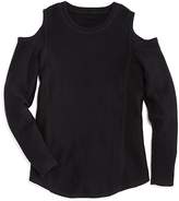 Thumbnail for your product : Aqua Girls' Cold-Shoulder Cashmere Sweater - Big Kid