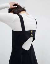 Thumbnail for your product : Asos Design ASOS Jumpsuit with Horn Button Detail in Twill
