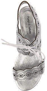 Django & Juliette New Princi Silver Womens Shoes Casual Sandals Sandals Flat