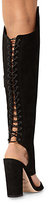 Thumbnail for your product : Brian Atwood Brissa Over-The-Knee Suede Sandals