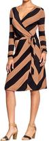 Thumbnail for your product : Old Navy Women's Printed Wrap-Front Dresses