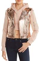 Thumbnail for your product : Doma Hoody & Detachable Metallic Vest