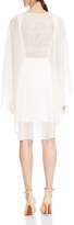 Thumbnail for your product : Halston Embroidered Sheer Overlay Dress