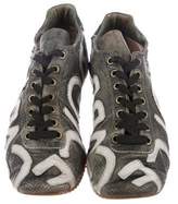 Thumbnail for your product : Dolce & Gabbana Leather Logo Sneakers