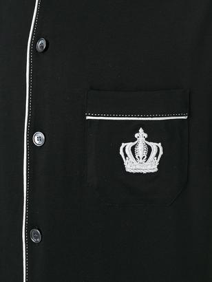 Dolce & Gabbana embroidered crown shirt