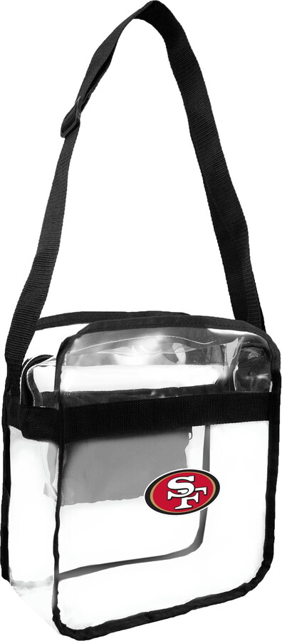 Little Earth – NFL Clear Carryall Cross Body Bag, San Francisco 49ers