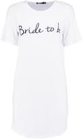 Thumbnail for your product : boohoo Lucy Bride To Be Bridal Nightie