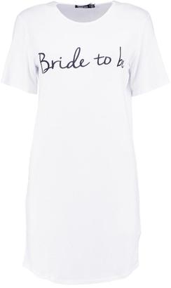 boohoo Lucy Bride To Be Bridal Nightie
