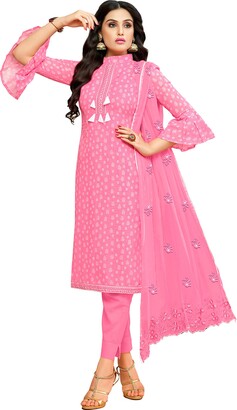 GJ Fashion Presents Traditional Churidar Salwar Suit with Dupatta for Girls & Women for Regular & Festive Wear 