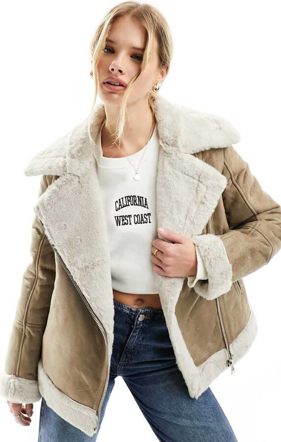 Asos Aviator Jacket ShopStyle UK