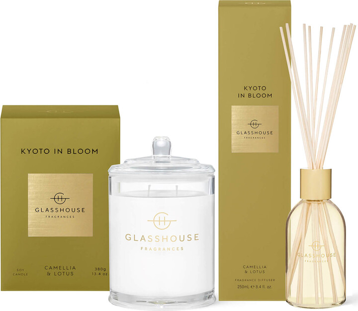 Glasshouse Fragrances Glasshouse Kyoto in Bloom Candle and Liquid