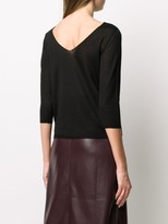 Thumbnail for your product : Roberto Collina Convertible 3/4 Sleeves Top