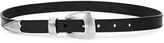 Thumbnail for your product : Kate Cate Kim Black Leather Belt
