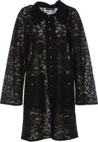 Floral-Lace Detailed Buttoned Jacket 