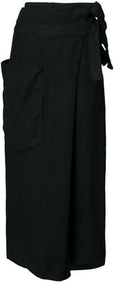 OSKLEN high-waisted belt trousers