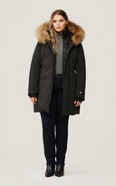 Thumbnail for your product : Soia & Kyo CHRISTY brushed down coat with removable natural fur