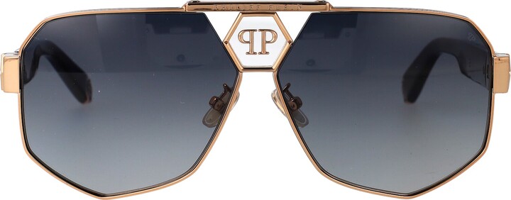 Philipp Plein Plein Badge Sunglasses
