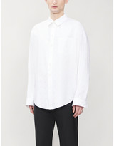 Thumbnail for your product : Balenciaga Cocoon cotton logo-print shirt