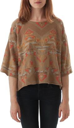 Johnny Was Teegan Embroidered Top