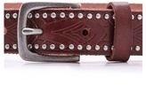 Thumbnail for your product : Linea Pelle Embossed Studded Belt