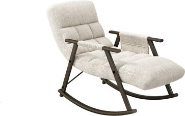 George Oliver Casual Folding Rocking Chair Upholstered