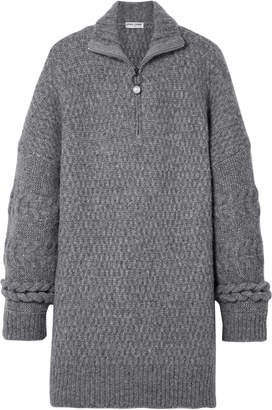 Opening Ceremony Oversized Cable-knit Wool-blend Sweater