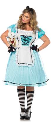 Leg Avenue Plus Size Full Figure Tea Time Alice In Wonderland Costume