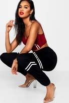 Thumbnail for your product : boohoo Stripe Panel Detail Joggers