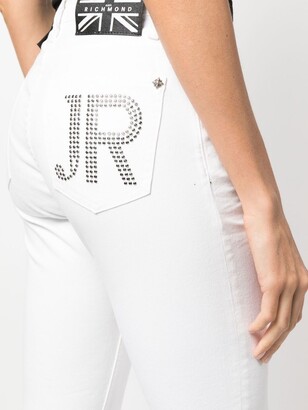 John Richmond High-Waist Skinny Jeans