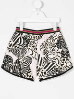 Thumbnail for your product : Roberto Cavalli multi animal print shorts