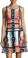 Thumbnail for your product : Diane von Furstenberg Sleeveless Fit-&-Flare Printed Dress